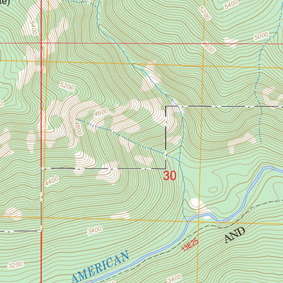 US Forest Service - Topo Duncan Peak, CA FSTopo Legacy digital map