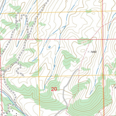 US Forest Service - Topo Dunckley, CO FSTopo Legacy digital map