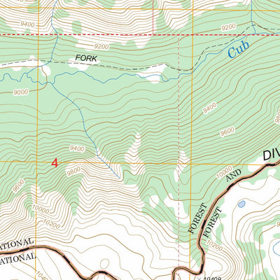 US Forest Service - Topo Dundee Meadows, WY FSTopo Legacy digital map