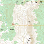 US Forest Service - Topo Dundee Meadows, WY FSTopo Legacy digital map