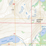 US Forest Service - Topo Dunderberg Peak, CA FSTopo Legacy digital map