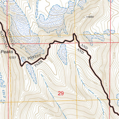 US Forest Service - Topo Dunderberg Peak, CA FSTopo Legacy digital map