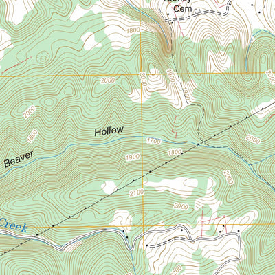 US Forest Service - Topo Dungannon, VA FSTopo Legacy digital map