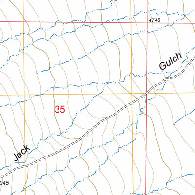 US Forest Service - Topo Dunn Creek, MT FSTopo Legacy digital map