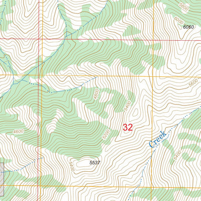 US Forest Service - Topo Dunnigan Creek, ID FSTopo Legacy digital map