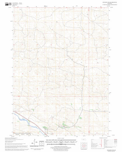 US Forest Service - Topo Dunning NW, NE FSTopo Legacy digital map