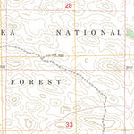 US Forest Service - Topo Dunning SW, NE FSTopo Legacy digital map