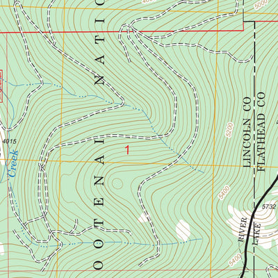 US Forest Service - Topo Dunsire Point, MT FSTopo Legacy digital map