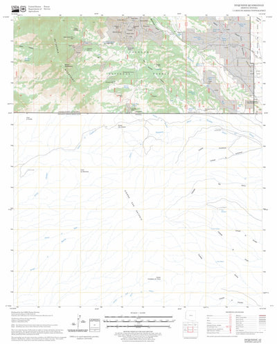 US Forest Service - Topo Duquesne, AZ FSTopo Legacy digital map