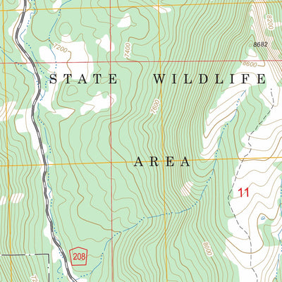 US Forest Service - Topo Durango West, CO FSTopo Legacy digital map