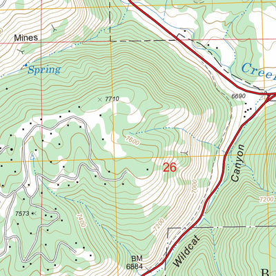 US Forest Service - Topo Durango West, CO FSTopo Legacy digital map