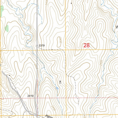 US Forest Service - Topo Durham, OK FSTopo Legacy digital map