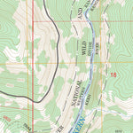 US Forest Service - Topo Durrwood Creek, CA FSTopo Legacy digital map