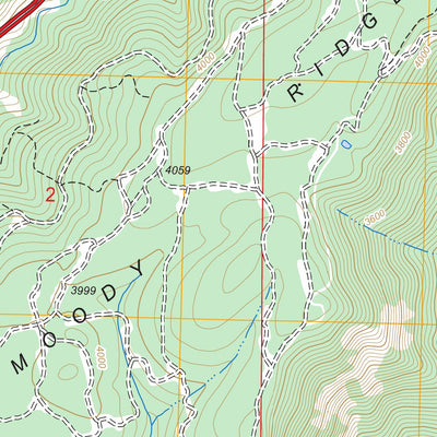 US Forest Service - Topo Dutch Flat, CA FSTopo Legacy digital map