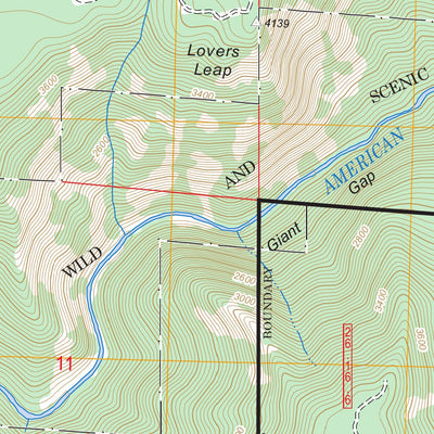 US Forest Service - Topo Dutch Flat, CA FSTopo Legacy digital map