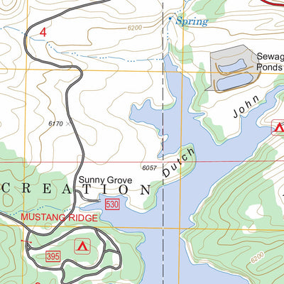 US Forest Service - Topo Dutch John, UT - WY FSTopo Legacy digital map