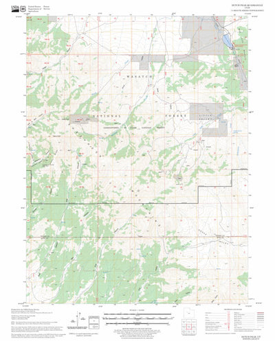 US Forest Service - Topo Dutch Peak, UT FSTopo Legacy digital map