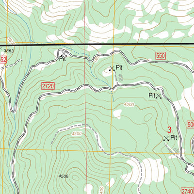 US Forest Service - Topo Dutchman Creek, OR FSTopo Legacy digital map