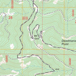 US Forest Service - Topo Dutchman Peak, OR - CA FSTopo Legacy digital map