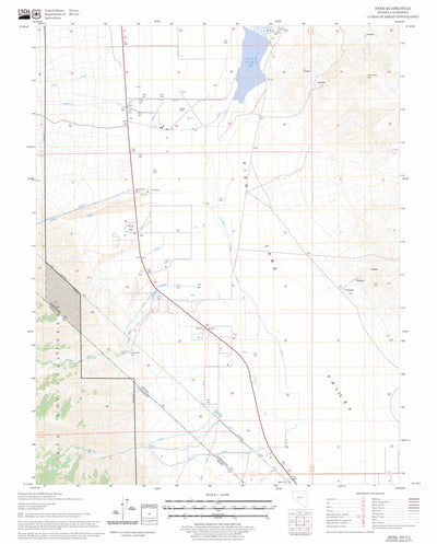 US Forest Service - Topo Dyer, NV - CA FSTopo Legacy digital map