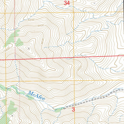 US Forest Service - Topo Dyer, NV - CA FSTopo Legacy digital map