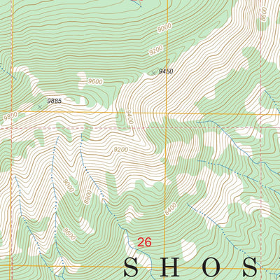 US Forest Service - Topo Eagle Creek, WY FSTopo Legacy digital map