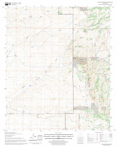 US Forest Service - Topo Eagle Eye Peak, NM FSTopo Legacy digital map