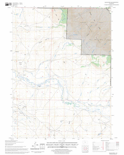 US Forest Service - Topo Eagle Hill, CO FSTopo Legacy digital map