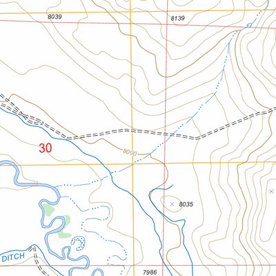 US Forest Service - Topo Eagle Hill, CO FSTopo Legacy digital map