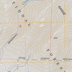 US Forest Service - Topo Eagle Hill, CO FSTopo Legacy digital map