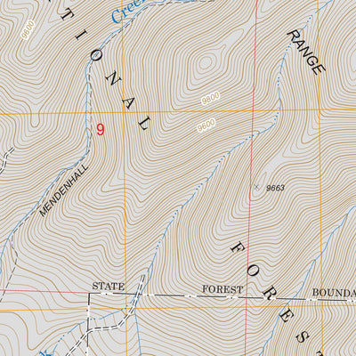 US Forest Service - Topo Eagle Hill, CO FSTopo Legacy digital map