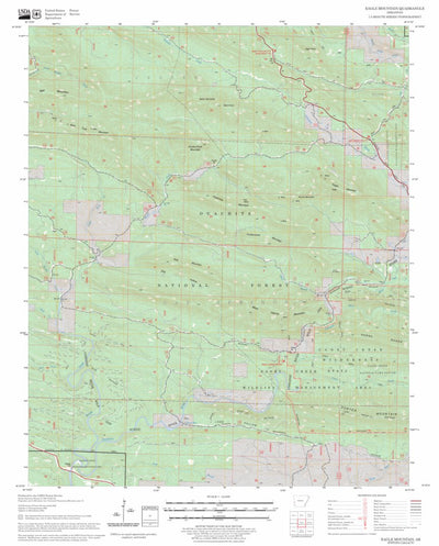 US Forest Service - Topo Eagle Mountain, AR FSTopo Legacy digital map