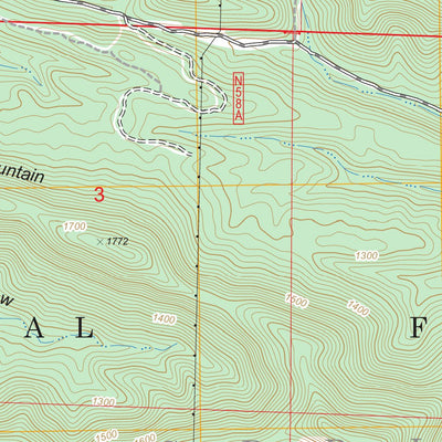 US Forest Service - Topo Eagle Mountain, AR FSTopo Legacy digital map