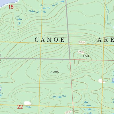 US Forest Service - Topo Eagle Mountain, MN FSTopo Legacy digital map