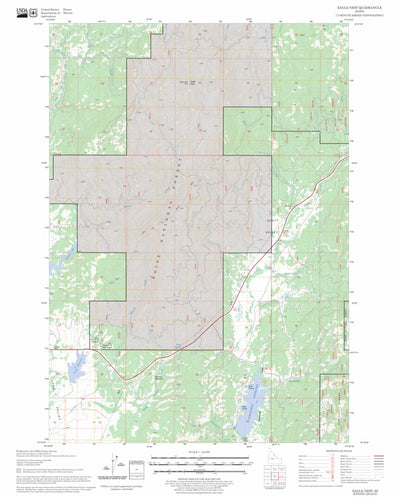 US Forest Service - Topo Eagle Nest, ID FSTopo Legacy digital map