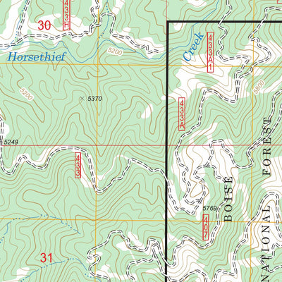 US Forest Service - Topo Eagle Nest, ID FSTopo Legacy digital map