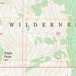 US Forest Service - Topo Eagle Peak, CA FSTopo Legacy digital map