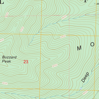 US Forest Service - Topo Eagle Peak, NM FSTopo Legacy digital map