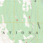 US Forest Service - Topo Eagle Peak, NM FSTopo Legacy digital map