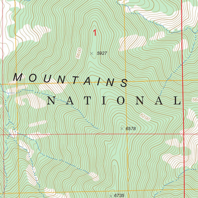 US Forest Service - Topo Eagle Rest Peak, CA FSTopo Legacy digital map