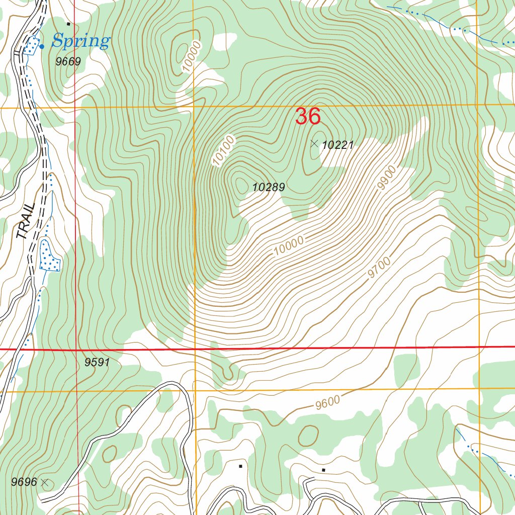 Eagle View Coverage Map Eagle Rock, CO FSTopo Legacy Map by US Forest Service - Topo | Avenza Maps