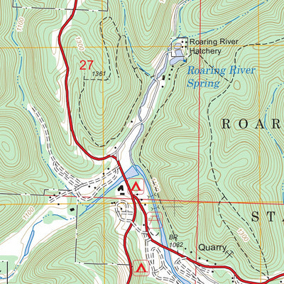 US Forest Service - Topo Eagle Rock, MO FSTopo Legacy digital map