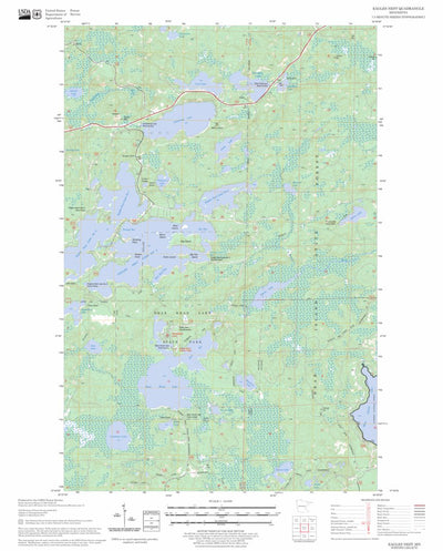 US Forest Service - Topo Eagles Nest, MN FSTopo Legacy digital map
