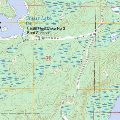 US Forest Service - Topo Eagles Nest, MN FSTopo Legacy digital map