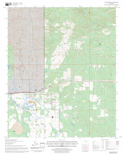 US Forest Service - Topo Eagletown, OK FSTopo Legacy digital map