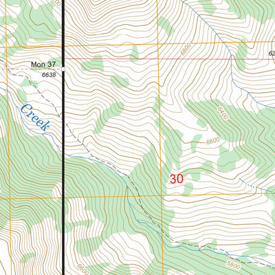 US Forest Service - Topo Ear Mountain, MT FSTopo Legacy digital map