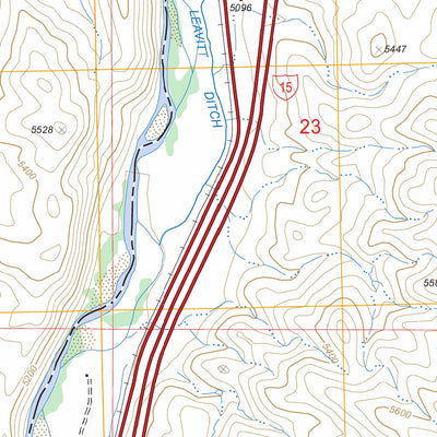 US Forest Service - Topo Earls Gulch, MT FSTopo Legacy digital map