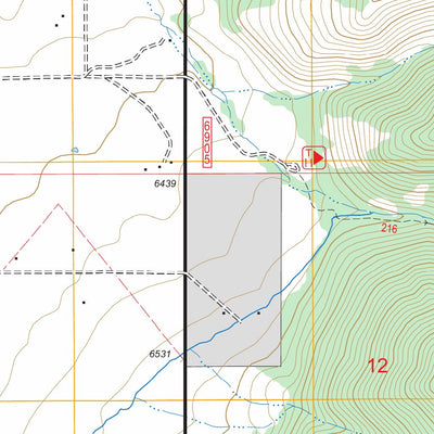 US Forest Service - Topo Earthquake Lake, MT FSTopo Legacy digital map