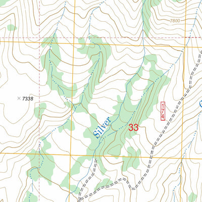 US Forest Service - Topo Easley Hot Springs, ID FSTopo Legacy digital map