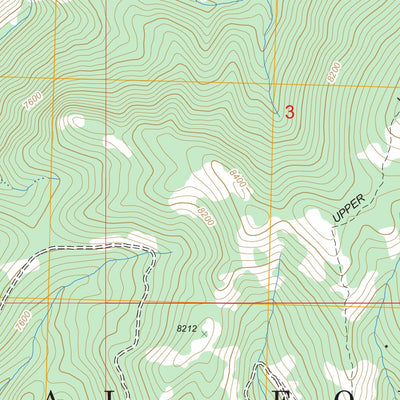 US Forest Service - Topo East Basin Creek, ID FSTopo Legacy digital map